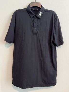 PXG Black Performance Polo Shirt S